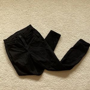 AYR hi-rise skinny Jean in black, size 24